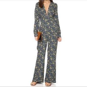 Free People Floral Print Some Like It Hot Jumpsuit